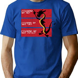 Dishonor On Your Cow Premium Heavyweight Cotton T-Shirt - Blue