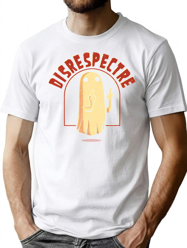 Disrespectre T-Shirt for Men & Women, T-Shirts Graphic Tee - White
