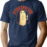 Disrespectre T-Shirt for Men & Women, T-Shirts Graphic Tee - Navy