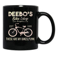 Distressed Bicycle Black Coffee Mug, Gift Coffee Mug - Black