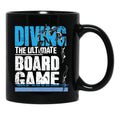 Diving The Ultimate Board Game Black Coffee Mug, Gift Coffee Mug - Black