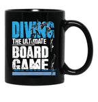 Diving The Ultimate Board Game Black Coffee Mug, Gift Coffee Mug - Black