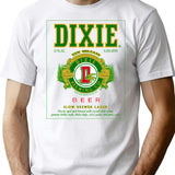 Dixie Beer Logo T-Shirt for Men & Women, T-Shirts Graphic Tee - White