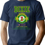 Dixie Beer Logo T-Shirt for Men & Women, T-Shirts Graphic Tee - Navy