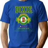 Dixie Beer Logo T-Shirt for Men & Women, T-Shirts Graphic Tee - Blue
