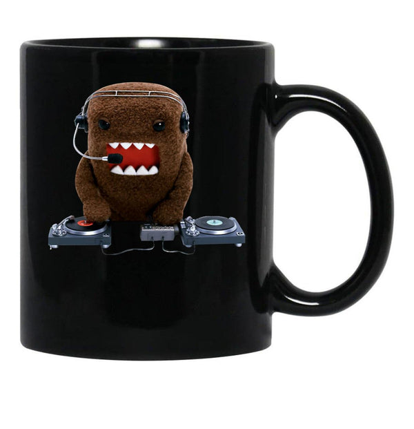 Dj Domo-Kun (1) Black Coffee Mug, Gift Coffee Mug - Black