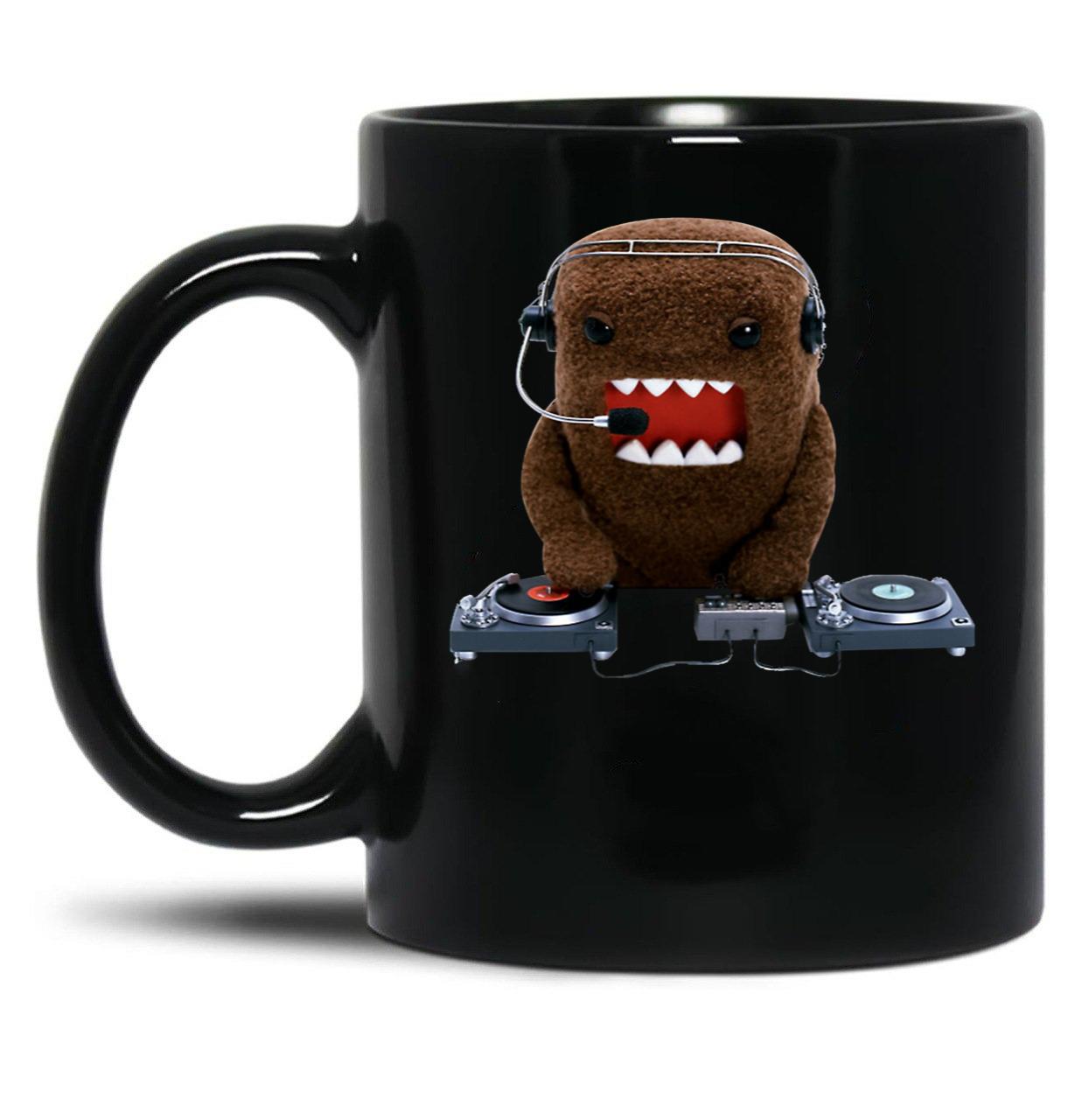 Dj Domo-Kun (1) Black Coffee Mug, Gift Coffee Mug