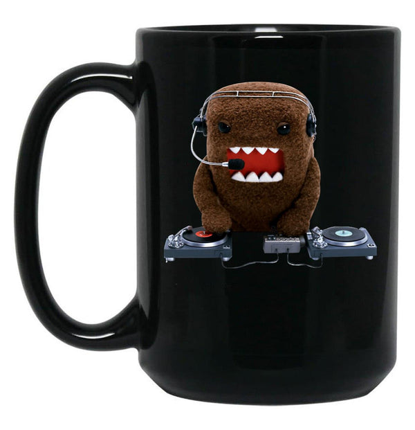 Dj Domo-Kun (1) Black Coffee Mug, Gift Coffee Mug - Black