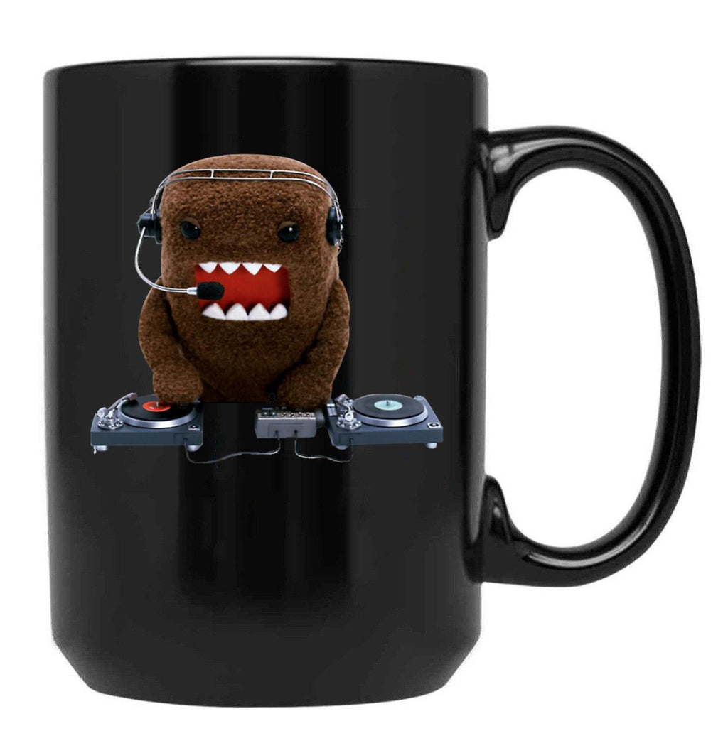 Dj Domo-Kun (1) Black Coffee Mug, Gift Coffee Mug