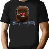 Dj Domo-Kun (1) Premium Heavyweight Cotton T-Shirt - Black