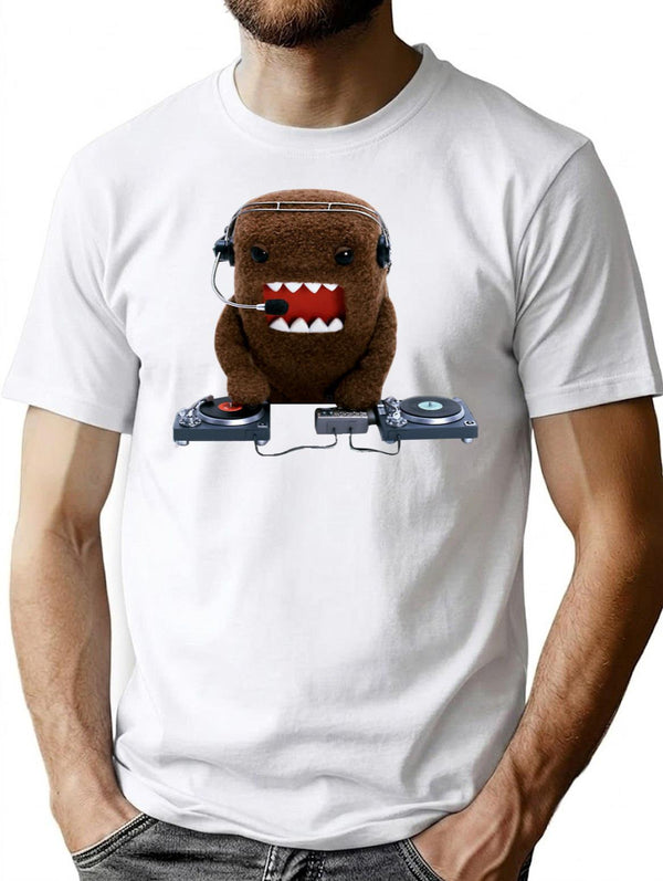 Dj Domo-Kun (1) Premium Heavyweight Cotton T-Shirt - White