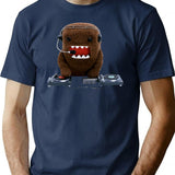 Dj Domo-Kun (1) Premium Heavyweight Cotton T-Shirt - Navy