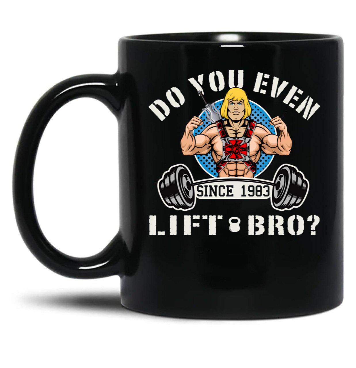 Do You Even Lift Bro Black Coffee Mug, Gift Coffee Mug