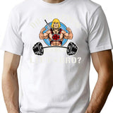 Do You Even Lift Bro Premium Heavyweight Cotton T-Shirt - White