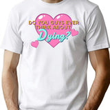Do You Guys Ever Think About Dying Premium Heavyweight Cotton T-Shirt - White