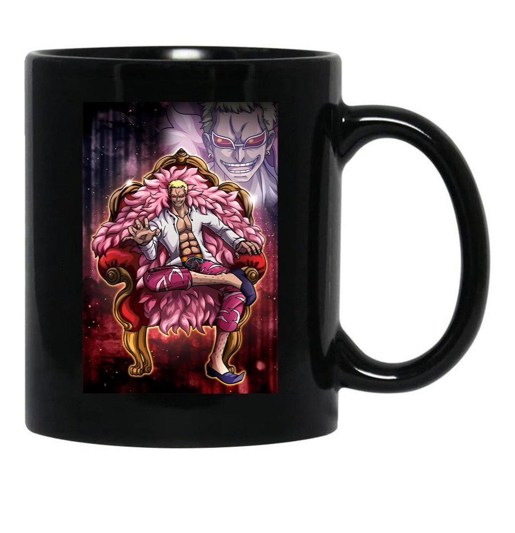 Doflamingo Black Coffee Mug, Gift Coffee Mug - Black