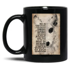 Dog Bull Terrier Black Coffee Mug