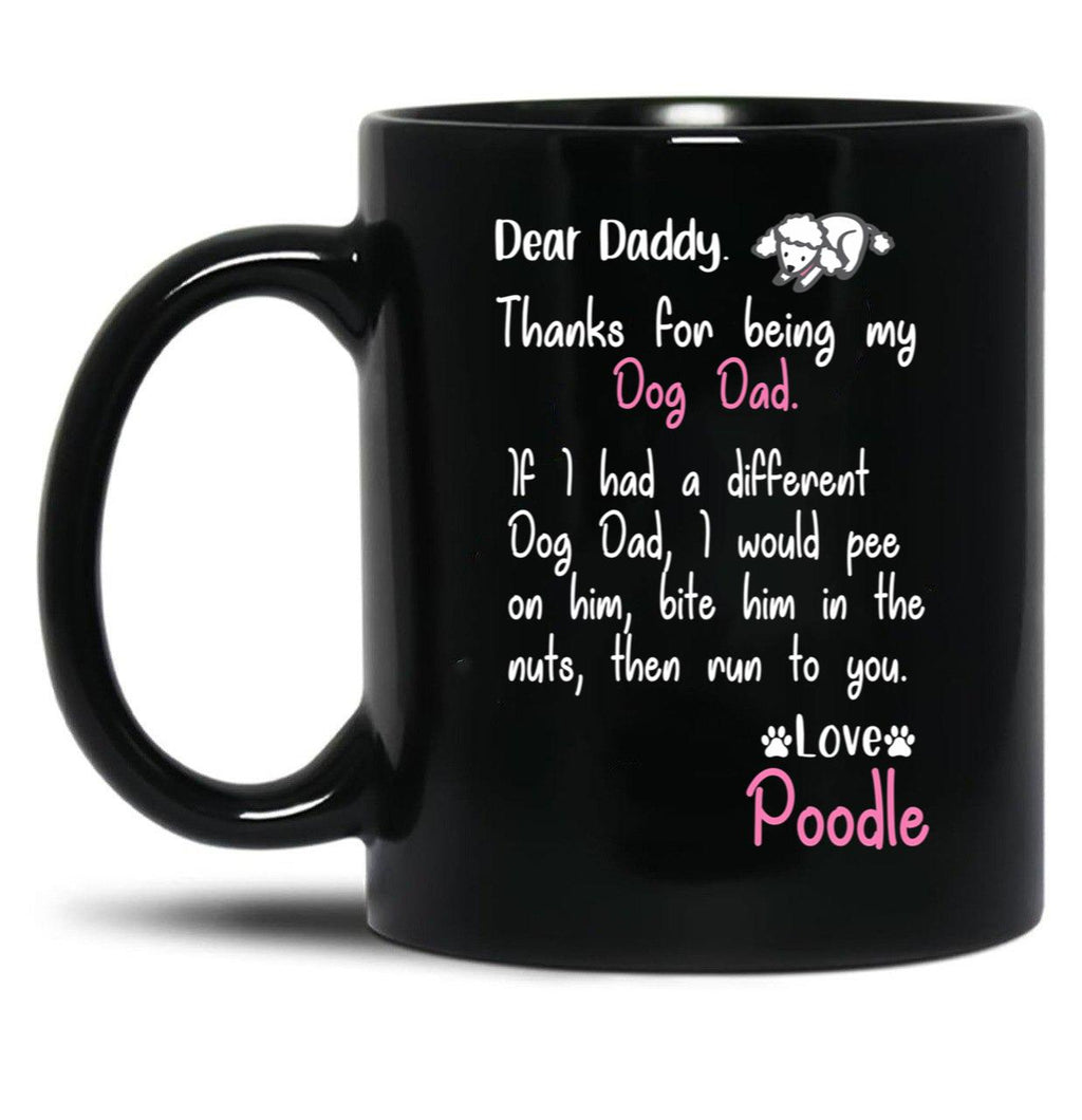 Dog Black Coffee Mug