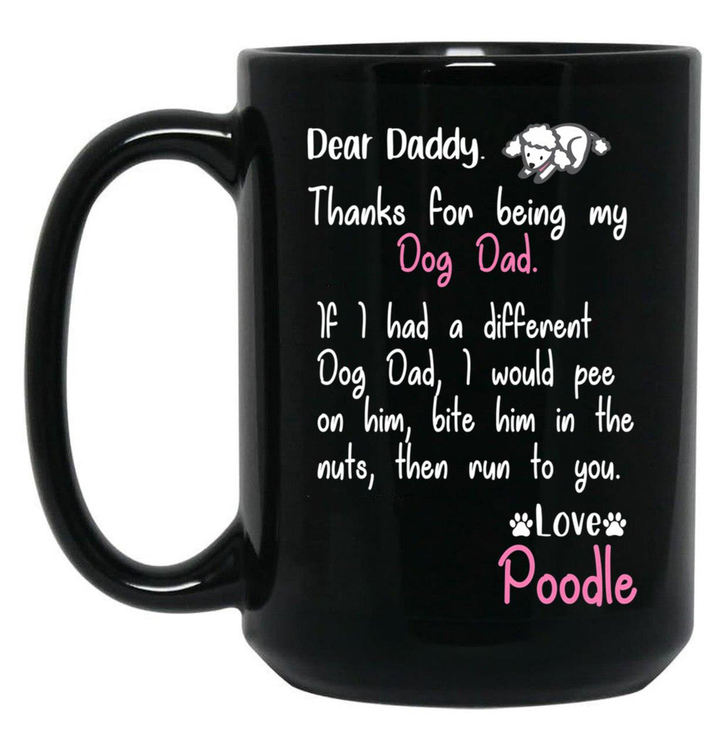 Dog Black Coffee Mug