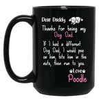 Dog Black Coffee Mug