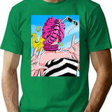 Doll Hugger T-Shirt for Men & Women, T-Shirts Graphic Tee - Green