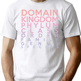 Domain Kingdom Phylum Class Family Genus Species Premium Heavyweight Cotton T-Shirt - White