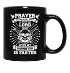 Don'T Mess With My Daughter Mug Gifts For Your Dad Black Coffee Mug - Black
