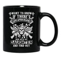 Don'T Mess With My Daughter (1) Black Coffee Mug - Black