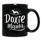 Doxie Mama Dachshund Dachshund Gift Dog Lover Dog Lover Funny Dog Doxie Gift Doxie Dog Mom Ft41 Black Coffee Mug, Gift Coffee Mug - Black