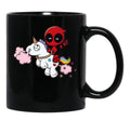 Dpool Unicorn Funny Gift Black Coffee Mug, Gift Coffee Mug - Black