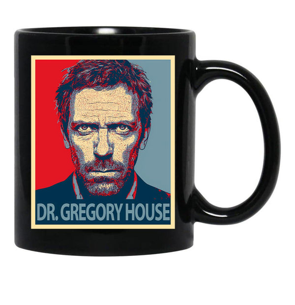 Dr Gregory House Black Coffee Mug, Gift Coffee Mug - Black