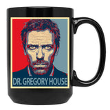 Dr Gregory House Black Coffee Mug, Gift Coffee Mug