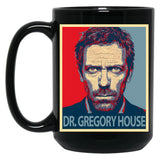 Dr Gregory House Black Coffee Mug, Gift Coffee Mug