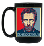Dr Gregory House Black Coffee Mug, Gift Coffee Mug