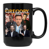 Dr House Bootleg Style Black Coffee Mug, Gift Coffee Mug