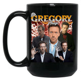Dr House Bootleg Style Black Coffee Mug, Gift Coffee Mug