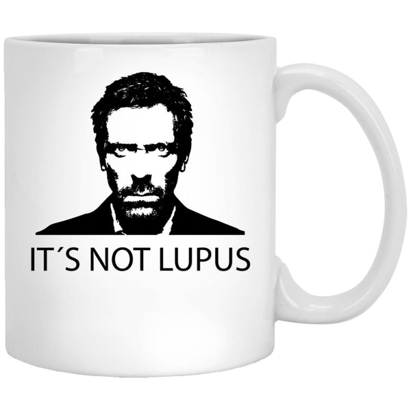 Dr House - It'S Not Lupus White Coffee Mug, Gift Coffee Mug - Black