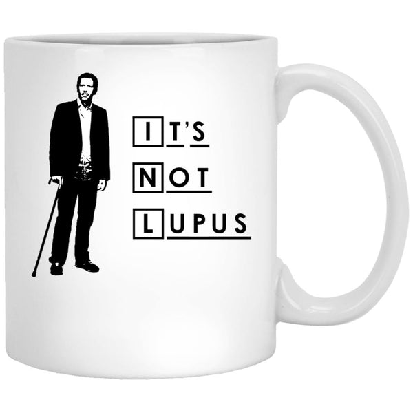 Dr House - It'S Not Lupus (1) White Coffee Mug, Gift Coffee Mug - Black