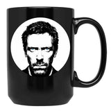 Dr House Black Coffee Mug, Gift Coffee Mug