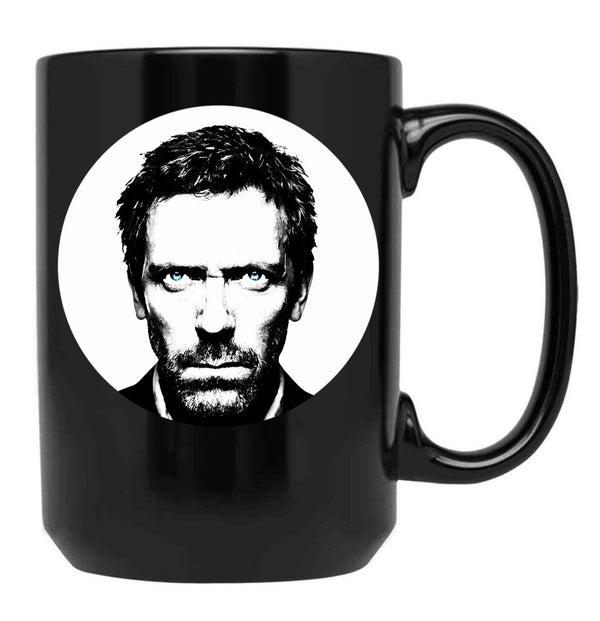 Dr House Black Coffee Mug, Gift Coffee Mug