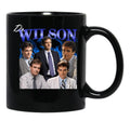 Dr Wilson House Md Blue Flames Black Coffee Mug, Gift Coffee Mug - Black