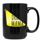 Drama Mama Funny Theater Mom Gift Best Theater Design Black Coffee Mug, Gift Coffee Mug