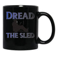 Dread The Sled Hockey Black Coffee Mug, Gift Coffee Mug - Black