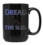 Dread The Sled Hockey Black Coffee Mug, Gift Coffee Mug