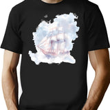 Dreamship T-Shirt for Men & Women, T-Shirts Graphic Tee - Black
