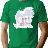Dreamship T-Shirt for Men & Women, T-Shirts Graphic Tee - Green