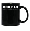 Drum And Bass Dad Drum Bass Funny Dnb Dad Black Coffee Mug, Gift Coffee Mug - Black