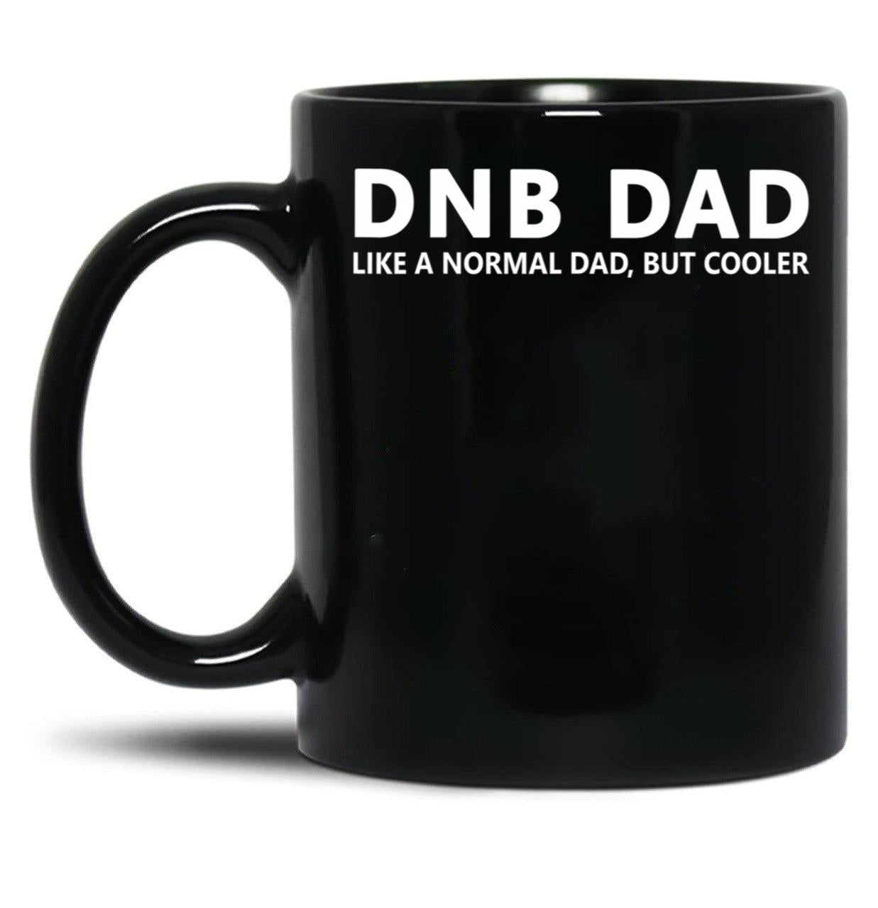 Drum And Bass Dad Drum Bass Funny Dnb Dad Black Coffee Mug, Gift Coffee Mug - Black