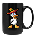 Duck Game Sombreros Classic Black Coffee Mug, Gift Coffee Mug