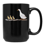 Duck Black Coffee Mug, Gift Coffee Mug